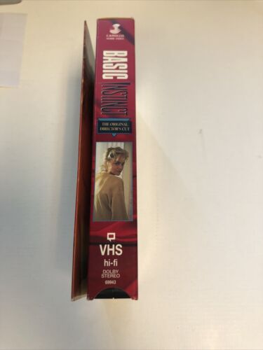 Basic Instinct (1994) Vhs Widescreen Original Directors Cut) | Michael Douglas