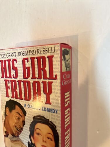 His Girl Friday (VHS 2000) Gary Grant • Rosalind Russell • Ralph Bellamy