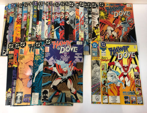 Hawk & Dove (1988) #1-5 + #1-28 + Annual #1-2 F/VF Complete Set ~ Dc Comics