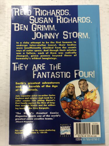 Fantastic Four Flest & Stone By Jeph Loeb (2001) Marvel TPB SC 1st Printing