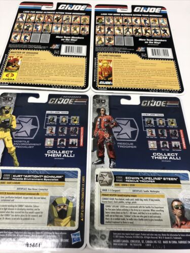 GI Joe (2008) (2011) Dossier • Cards • Made In China • 2 Sets •Renegades• Zartan