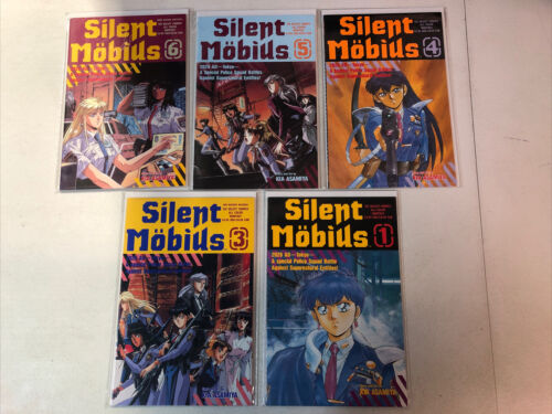 Silent Möbius Lot (1991) Part 1 2 3 (VF/NM) Near Complete Sets Kia Asamiya Viz