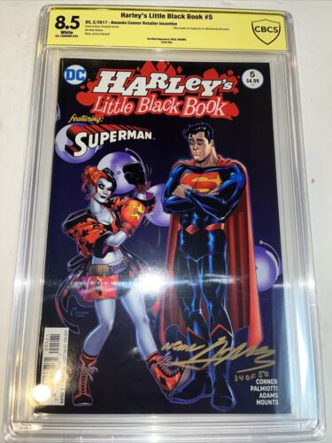 Harley’s Little Black (2017) # 5 (CBCS 8.5) Verified Signature Neal Adams #34/50