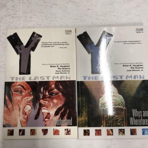 Y: The Last Man 1-10 By Brian K. Vaughan (2003) TPB Vertigo Comics