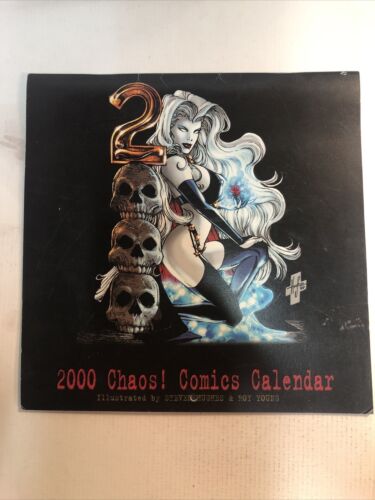 2000 Lady Death Calendar F/VF ~ Chaos Comics | Steven Hughes & Roy Young