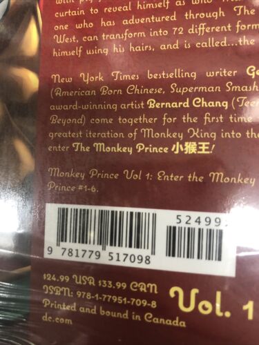 Monkey Prince Vol.1 Enter The Monkey  (2023) DC Comics HC Yang