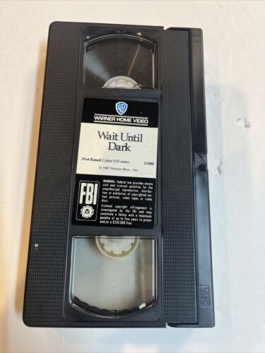 Wait Until Dark (VHS, 1991) Jack Weston Efrem Zimbalist Jr | Warner Bros