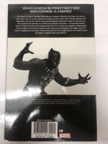 Black Panther Prelude (2017) TPB Marvel Comics • Will Corona Pilgrim • Martello