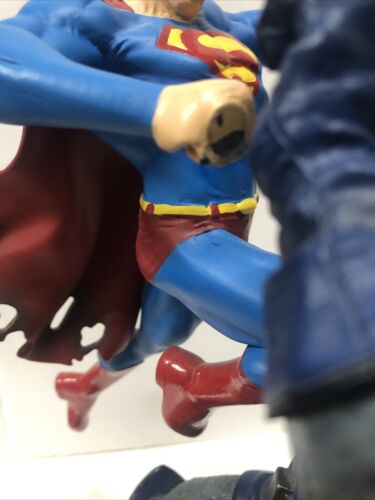 Superman Vs Darkseid • Manufactured In China • Dc • Superheroes • Broken A Bit