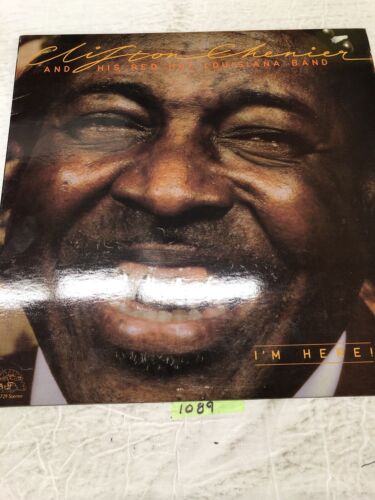 Clifton Chenier His Red Hot Louisiana Band  I”m Here Vinyl  LP Album