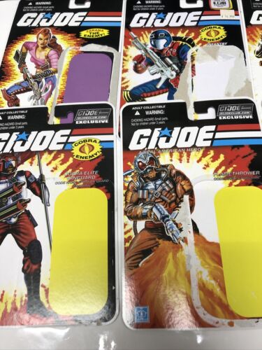 GI Joe (2008-2007) Dossier • Cards • Made In China • Various • Cobra Enemy