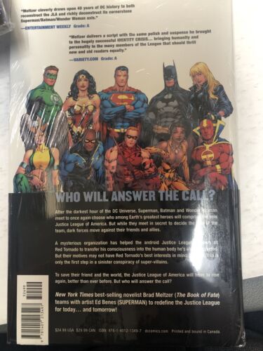 Justice League Of America Vol.1 Tornado’s Path (2007) Dc Comics TPB HC B.Meltzer