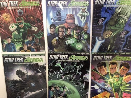 Star Trek/Green Lantern (2015) Set #1-6 + # 1 Cover B • IDW Publishing • DC