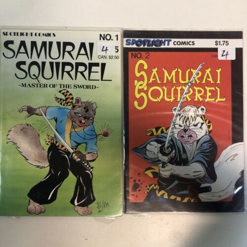 Samurai Squirrel (1986) Complete Set