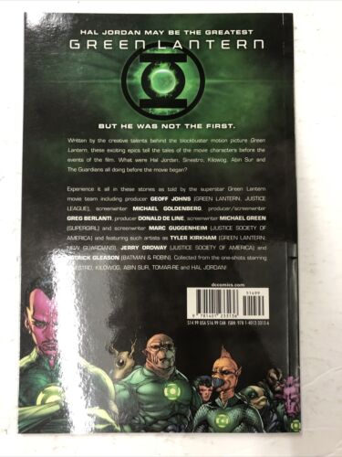 Green Lantern The Movie Prequels By Geoff Johns (2011) TPB DC Comics