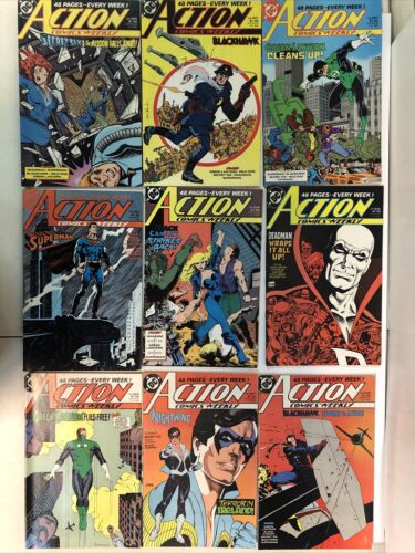 Action Comics Weekly (1987) # 584-650 Missing # 616 & 631 (F/VF) DC Comics