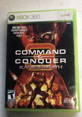 XBOX 360 Command & Conquer Kane's Wrath Video GameCIB