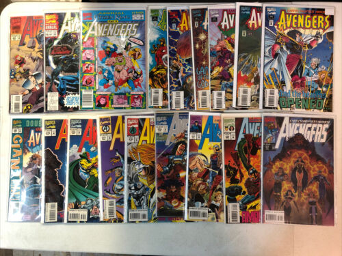 Avengers #351-373 375-386, Annual #21 22 23 Near Complete Sequential Run Set Lot