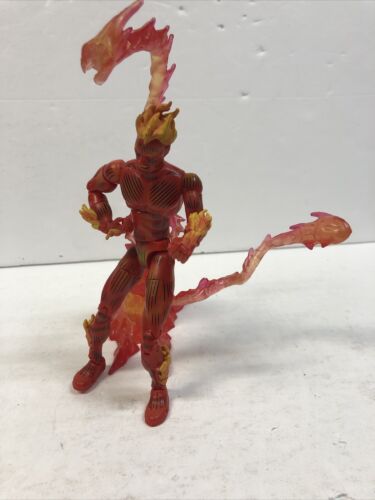 Toy Biz Marvel Legends Series 2 Human Torch 2002 Mint No Comic Book