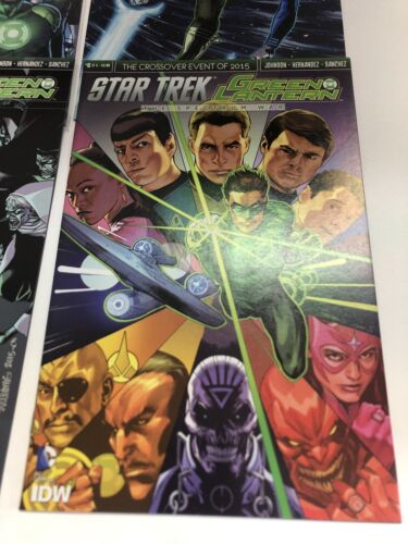 Star Trek/Green Lantern (2015) Set #1-6 + # 1 Cover B • IDW Publishing • DC