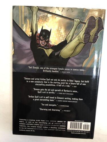 Batgirl Vol.1: The Darkest Reflection | Hardcover HC (2012)(NM) Gail Simone