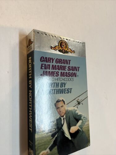 North By Northwest (VHS 1987) Gary Grant • Eva Marie Saint • Alfred Hotchcock