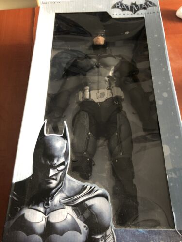 18" BATMAN figure ARKHAM ORIGINS deluxe 1/4-SCALE SERIES dark knight NECA DC WB