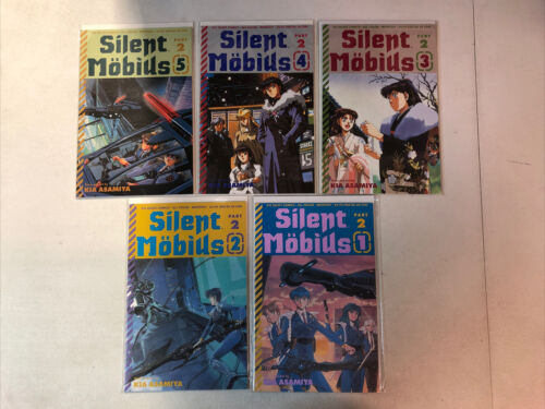 Silent Möbius Lot (1991) Part 1 2 3 (VF/NM) Near Complete Sets Kia Asamiya Viz