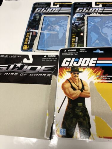 GI Joe (2010-2011) Dossier • Cards • Made In China • Various • SGT Slaughter