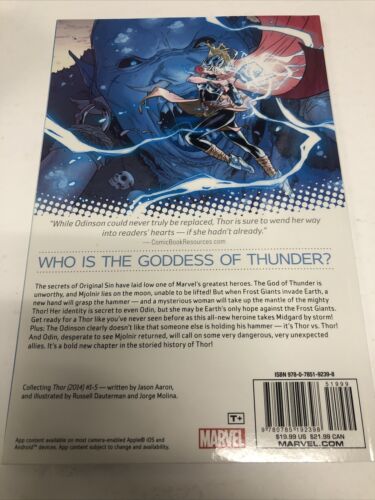 Thor The Goddess Of Thunder (2016) Marvel TPB Jason Aaron