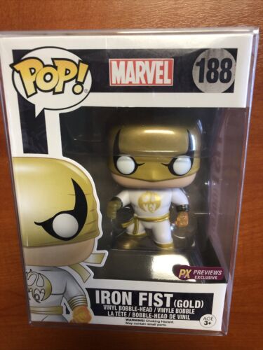 FunkoPop! Marvel PX Exclusive Iron Fist (Gold)