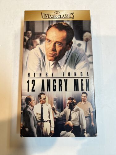 12 Angry Men (VHS, 1990, Vintage Classics) Henry Fonda | MGM/UA