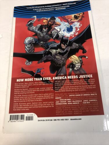 Justice League Of America Road To Rebirth  (2017) DC Comics TPB SC Stephen Byrne