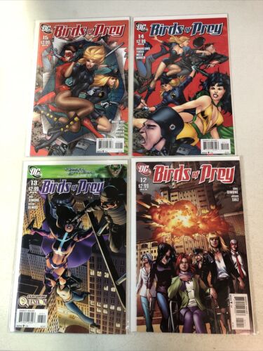 Birds Of Prey (2010) #1-15 (VF/NM) Complete Set Artgerm cover art #7 8 9 10 11