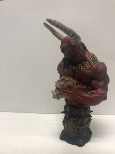 Lucifer Bust (2001) Size: 7" Statue | Brian Pulido|Chaos Comics| Eternal Toy-COA