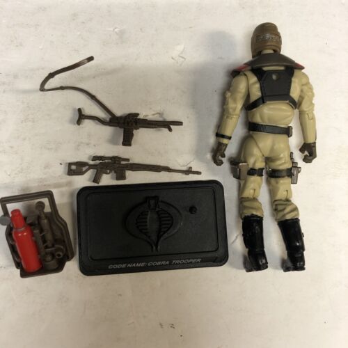 2008 Hasbro GI Joe V10 Desert Assault Squad COBRA TROOPER Complete Mint