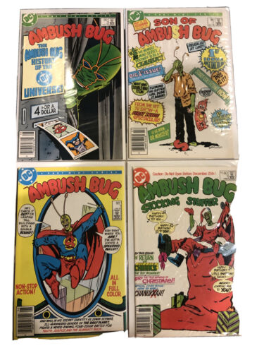 Ambush Bug Lot Of 4 (NM) Canadian Price Variant CPV