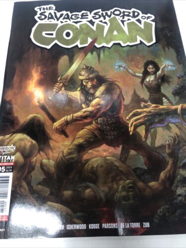 The Savage Sword Of Conan (2024) Mag • Titan Comics • Aaron • Isherwood • Kogge