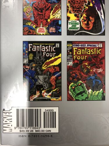 Marvel Masterworks Vol.8 The Fantastic Four By Stan Lee (2005) Marvel TPB HC