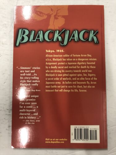 Blackjack Blood & Honor By Alex Simmons (1999) TPB SC Dark Angel