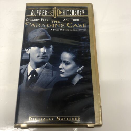 The Paradine Case (1998) VHS • Alfred Hitchcock • Digitally Mastered