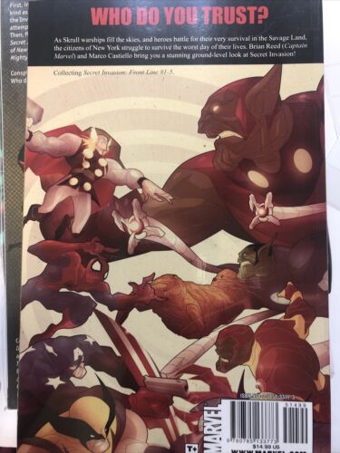 Secret Invasion Front Line (2009) Marvel TPB SC Brian Reed