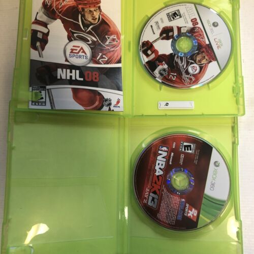 NBA2K13,NHL 08 Xbox360 Bundle