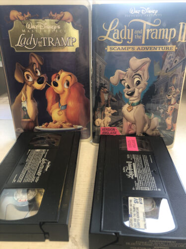 Walt Disney Lady And The Tramp 1 & 2 (VHS)