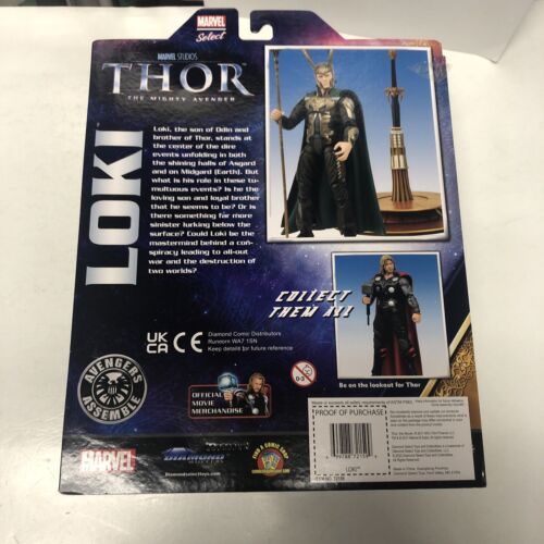 Loki-Thor The Mighty Avenger (2011) Action Figure| Marvel Select- Brand New