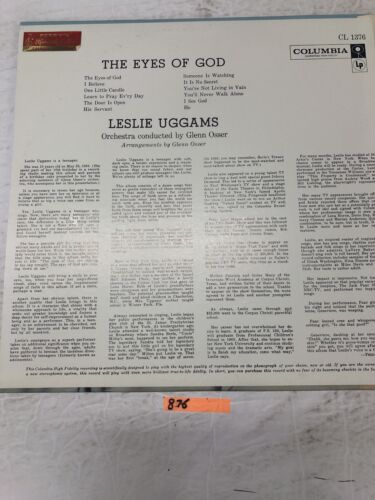 Leslie Uggams  The Eyes Of God   Vinyl LP Album