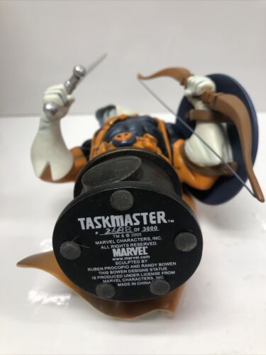 MARVEL TASKMASTER MINI-BUST • RUBEN PROCOPIO RANDY BOWEN • 2688/3000 • 6" TALL