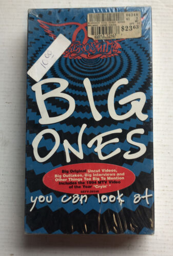 Aerosmith BIG ONES VHS Brand New Sealed Rare