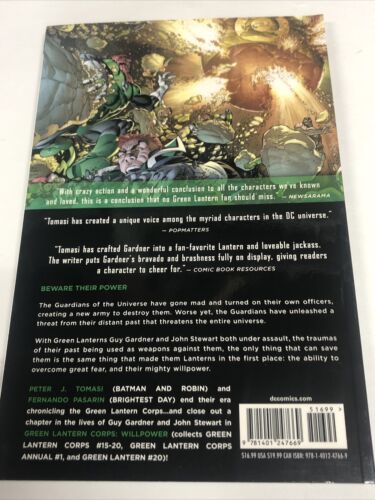 Green Lantern Corps Vol.3 Willpower (2013) SC DC Comics Tomasi