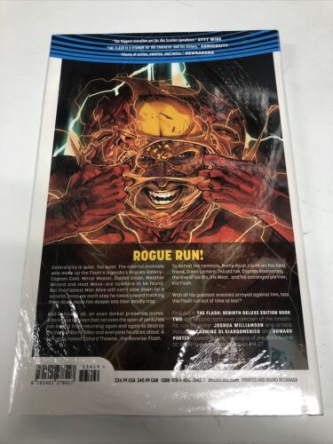 The Flash Comics Rebirth Deluxe Edition Vol.3 (2018) DC  HC Williamson Sealed!